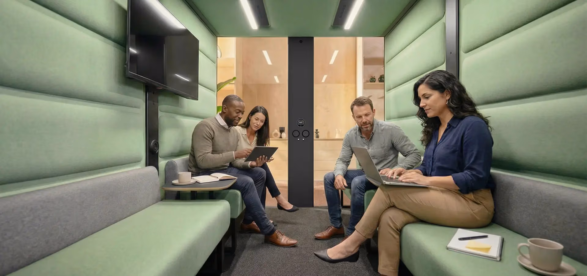Thinkspace collaborative office slide.