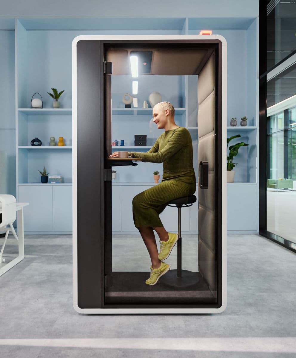 Thinkspace brings HushFree best-in-class acoustic collection of booths to North America with debut at NeoCon 2024